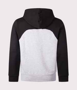 Colour Block Zip Through Hoodie. Shot by EQVVS. Back shot.
