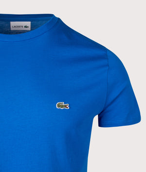 Pima Cotton Croc Logo T-Shirt. Shot by EQVVS. Detail shot.