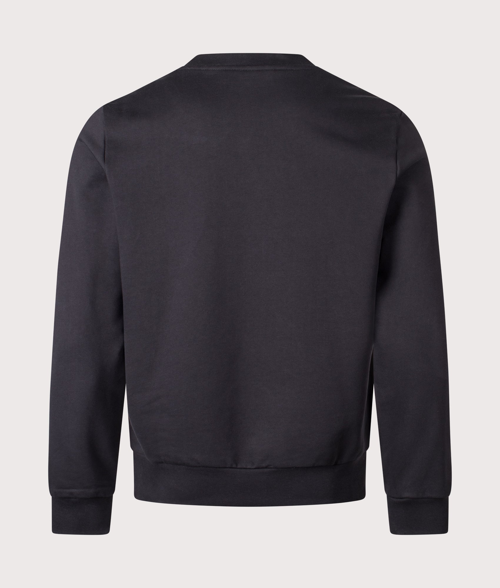 Colourblock Fleece Sweatshirt in Black/Lapland-Sinople . | 100% Cotton| Lacoste | Shot at EQVVS | Back shot 