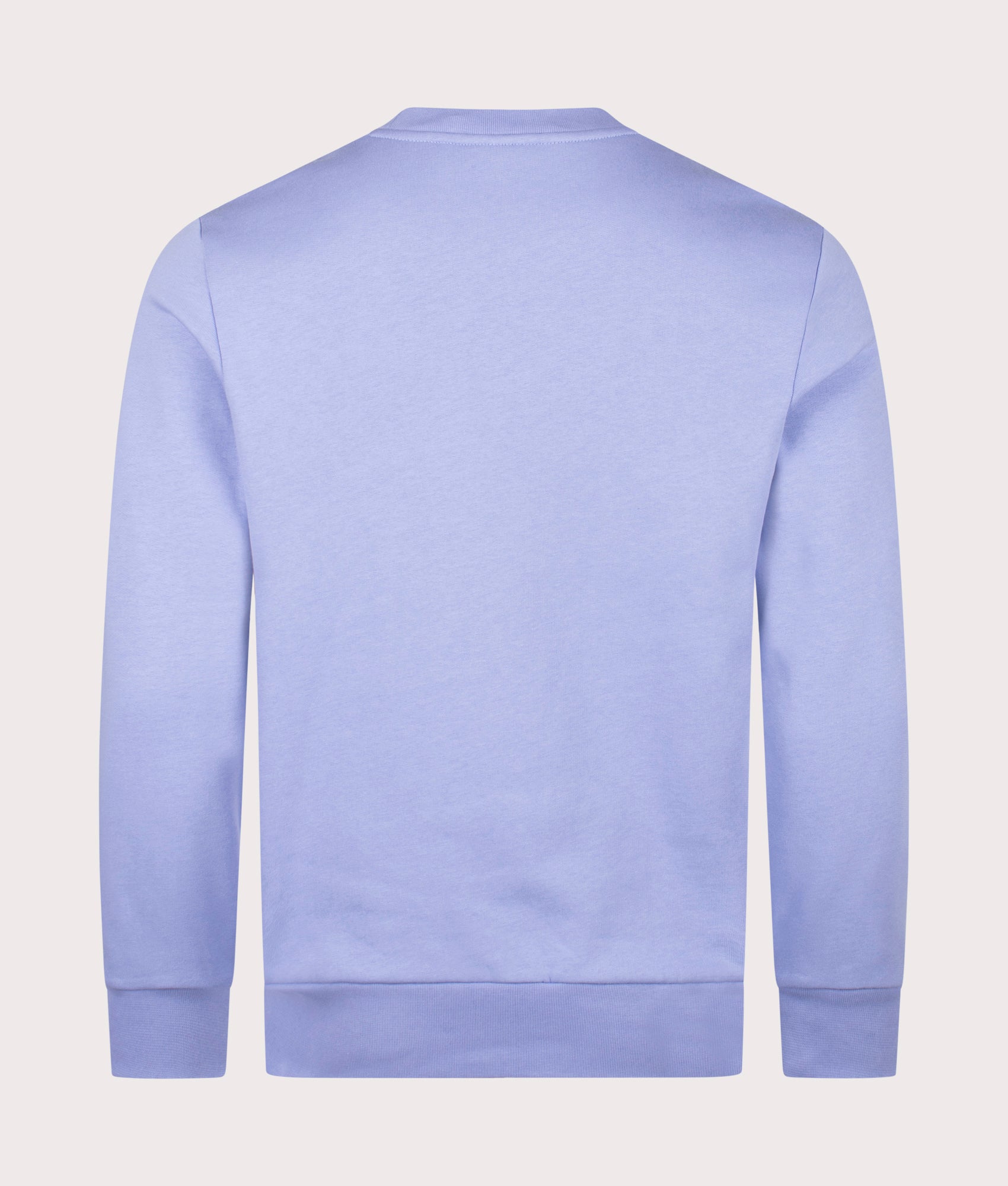 Relaced Fit Brushed Cotton Sweatshirt in Delphinium. Cotton-blend | PS Paul Smith | Shot at EQVVS | Back shot