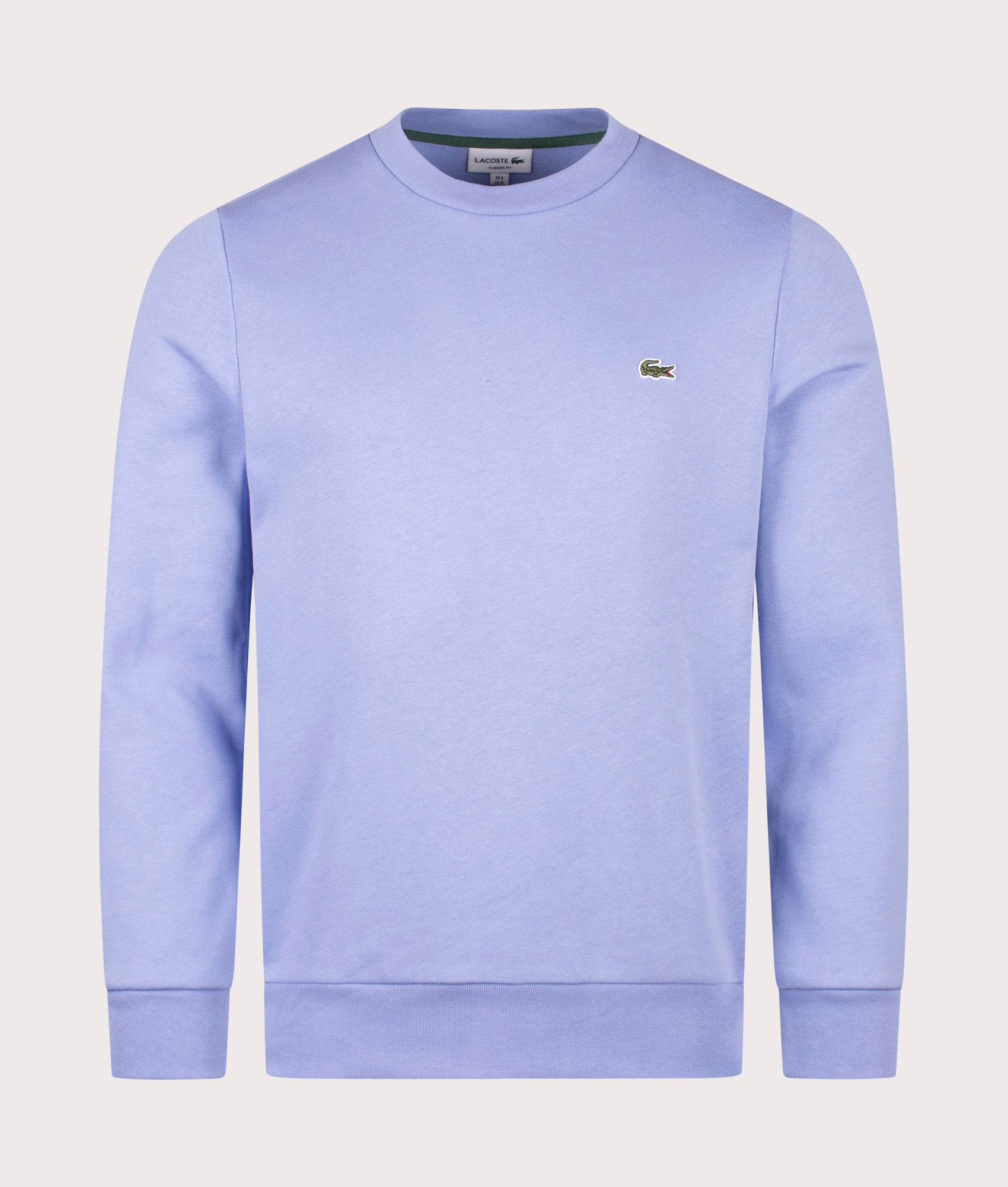 Relaced Fit Brushed Cotton Sweatshirt in Delphinium. Cotton-blend | PS Paul Smith | Shot at EQVVS | Front shot