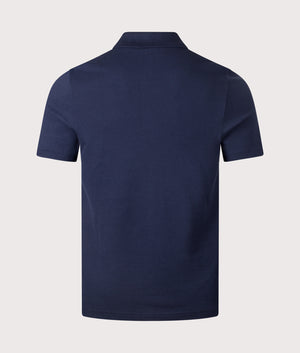Colourblock Piqué Polo Shirt. Shot by EQVVS. Back shot.
