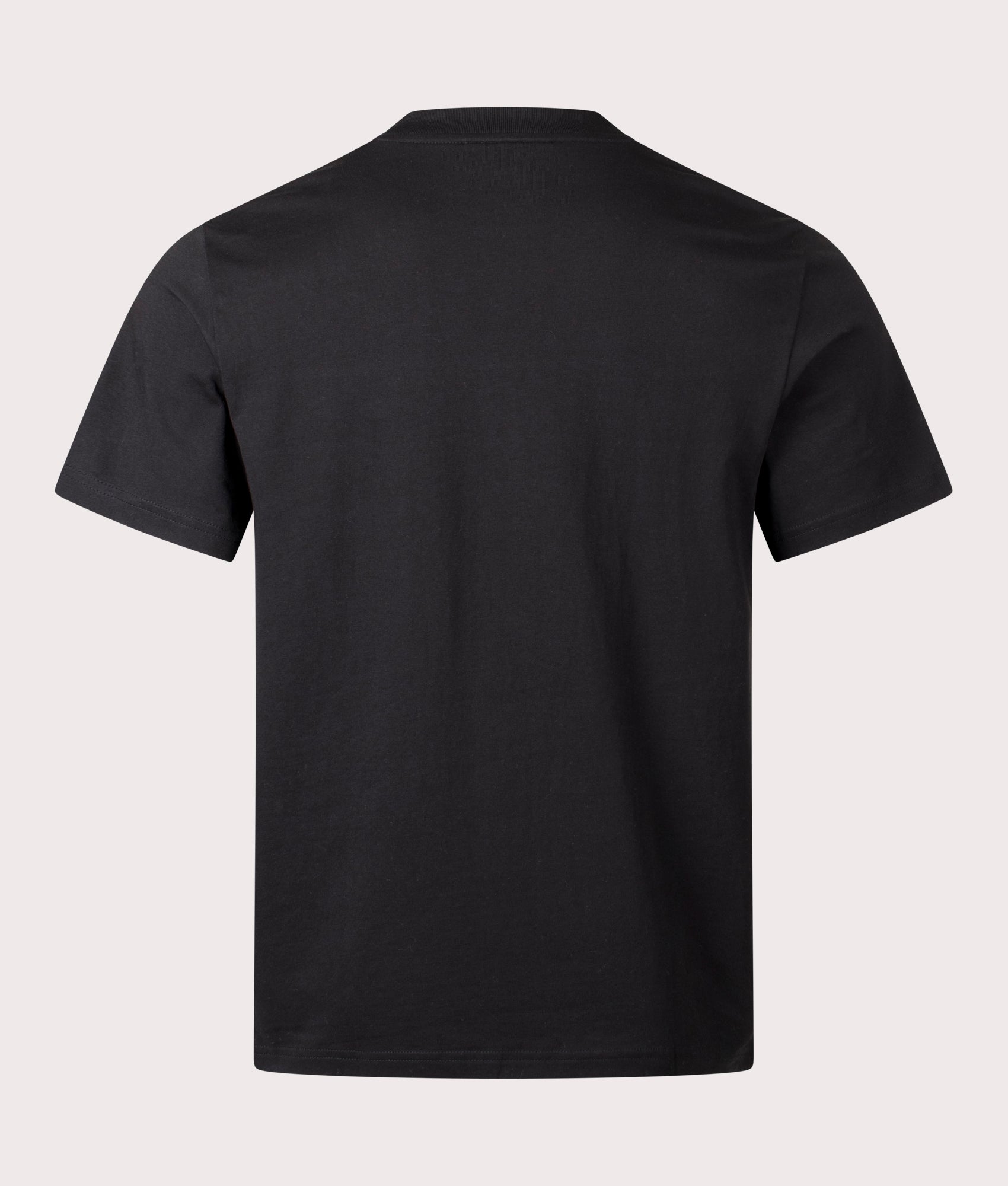 Colourblock Jersey T-Shirt in Black/Lapland-Sinople. Cotton-blend | PS Paul Smith | Shot at EQVVS | Back shot 