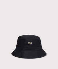 Piqué Bucket Hat: 031 Black 
