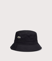 Piqué Bucket Hat: 031 Black 
