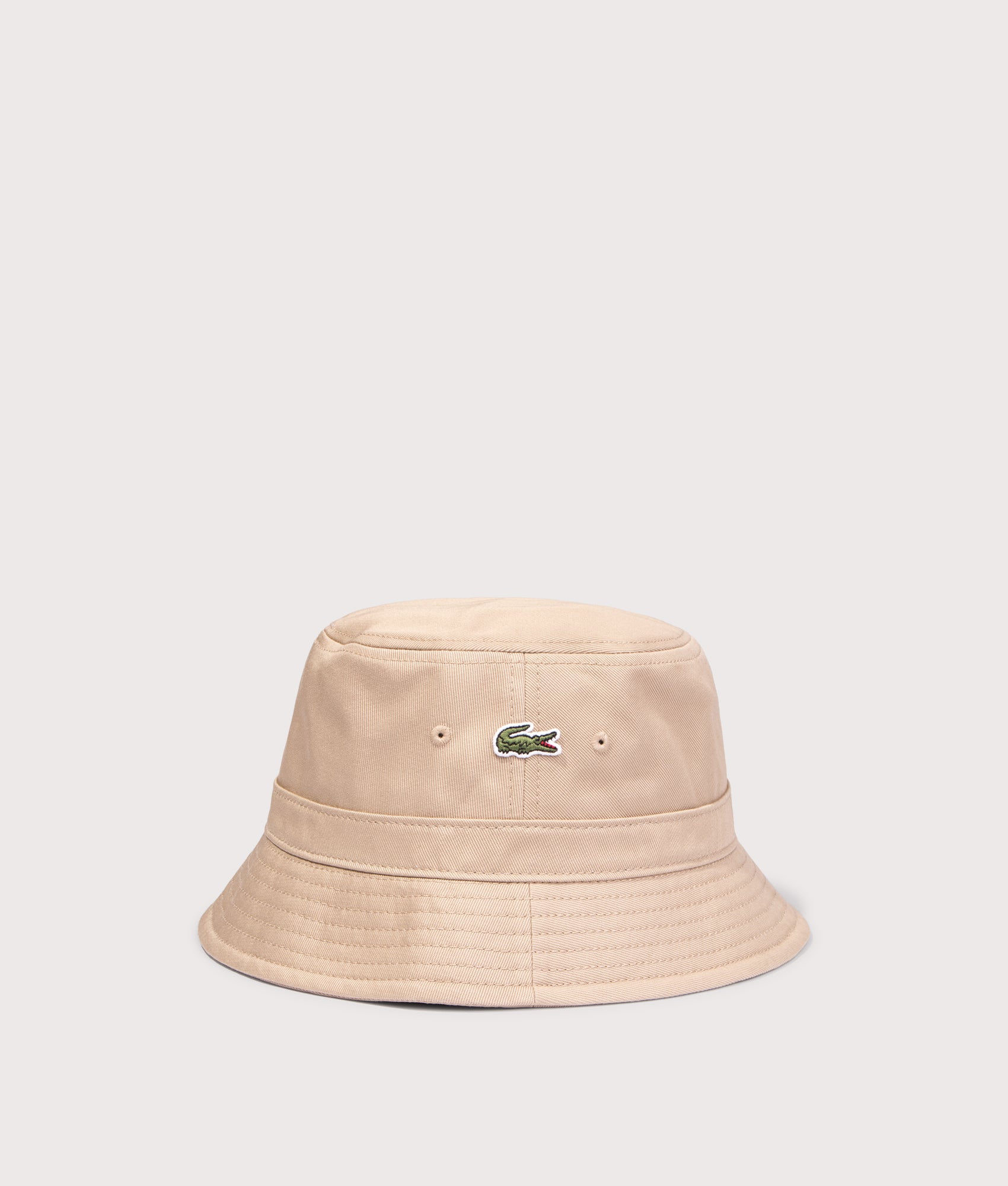 Piqué Bucket Hat in Viennese by Lacoste. Shot by EQVVS. Front shot.