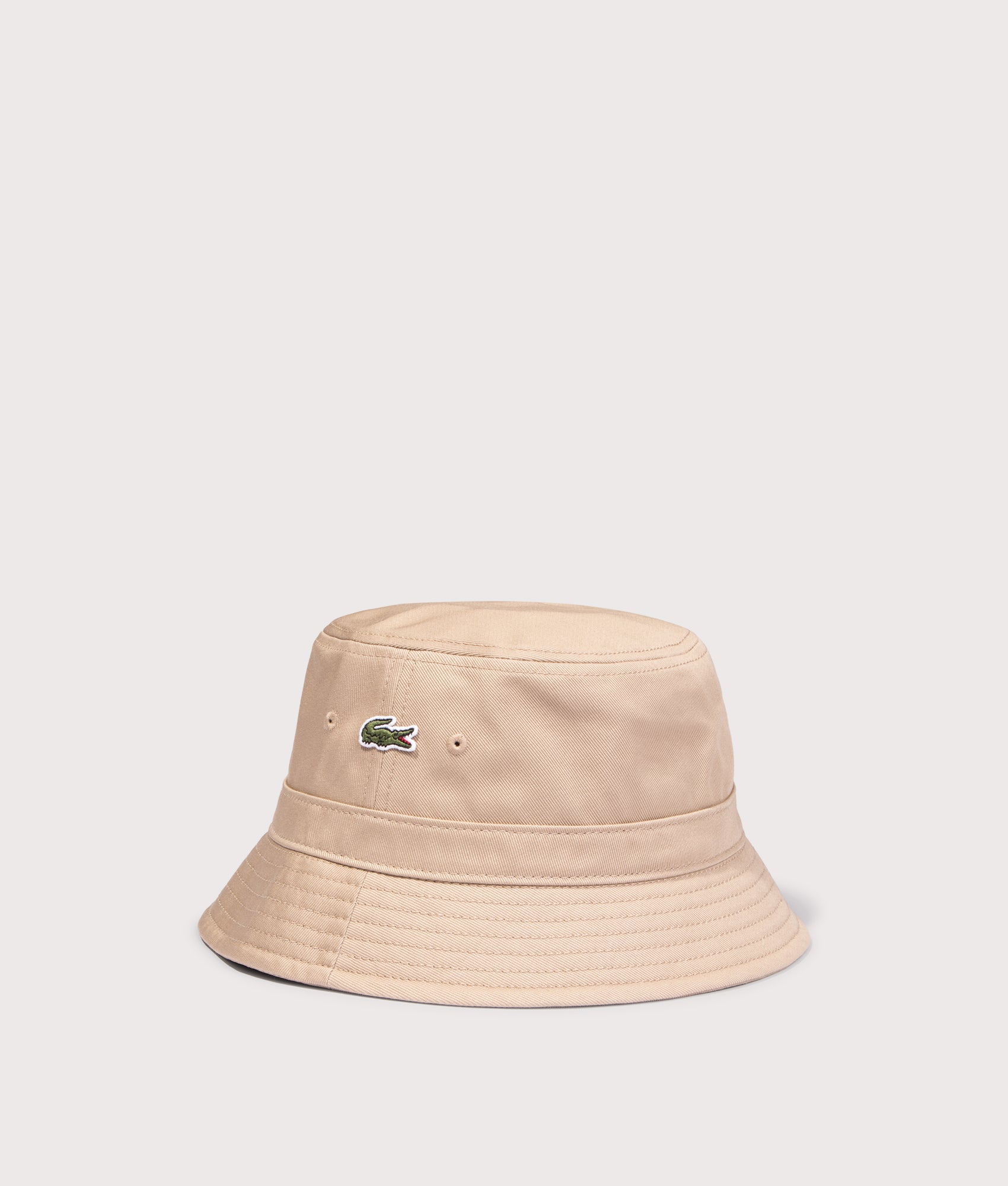 Piqué Bucket Hat in Viennese by Lacoste. Shot by EQVVS. Front angled shot.