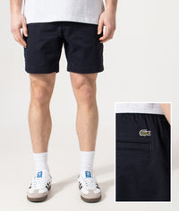 Regular Fit Stretch Cotton Chino Shorts: HDE Abysm 
