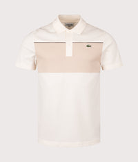 Colour Block Piqué Polo Shirt: 3RR Lapland/Lionne 