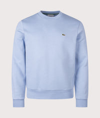Relaxed Fit Brushed Cotton Sweatshirt: AEY Light Blue 