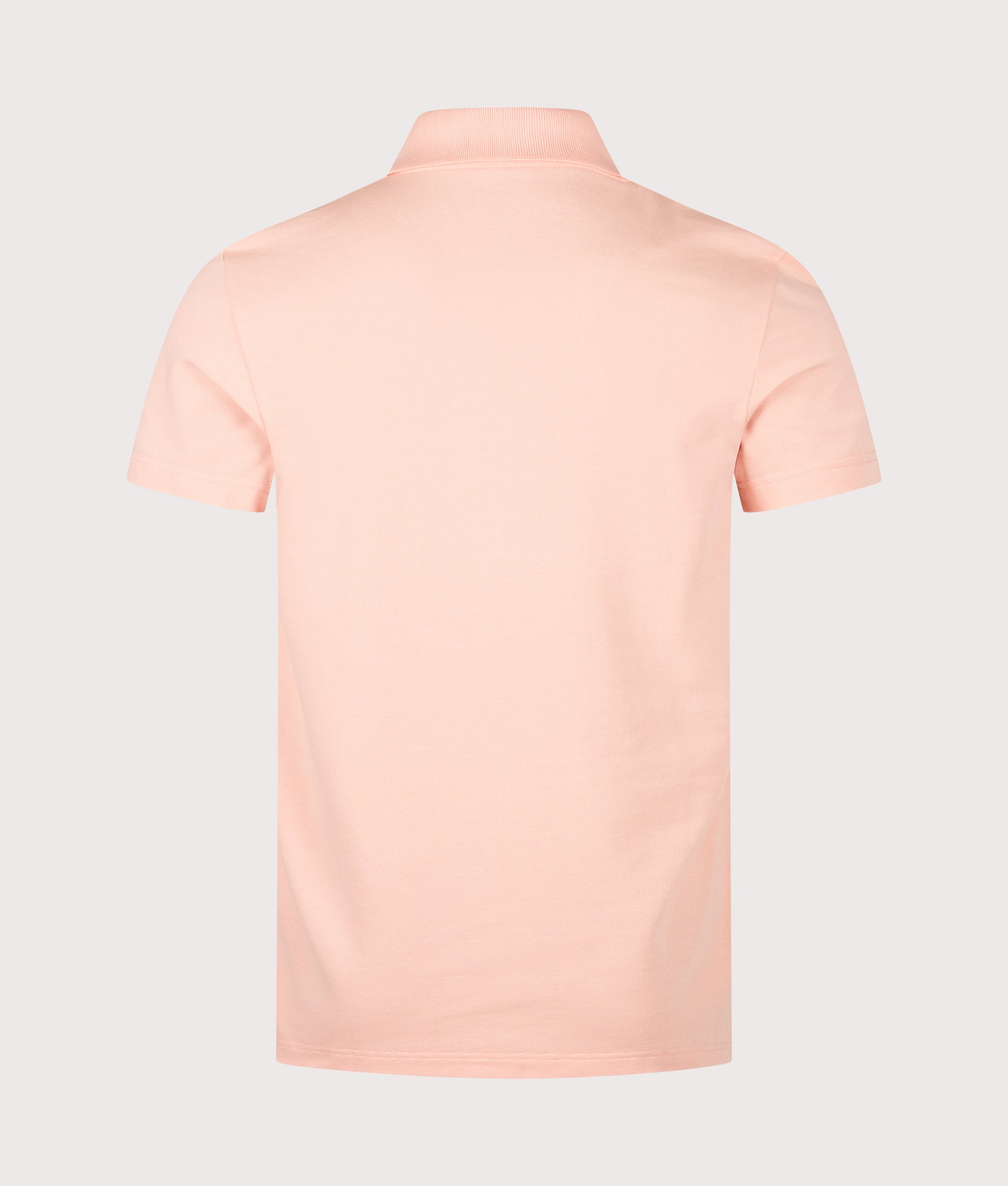 Lacoste Regular Fit Cotton Blend Polo Shirt in Miami at EQVVS Menswear. Back shot.