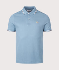Regular Fit Tipped Polo Shirt: 57I Grayish Blue 