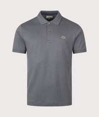 Classic Fit L1212 Croc Logo Polo Shirt: 7EZ Grey 