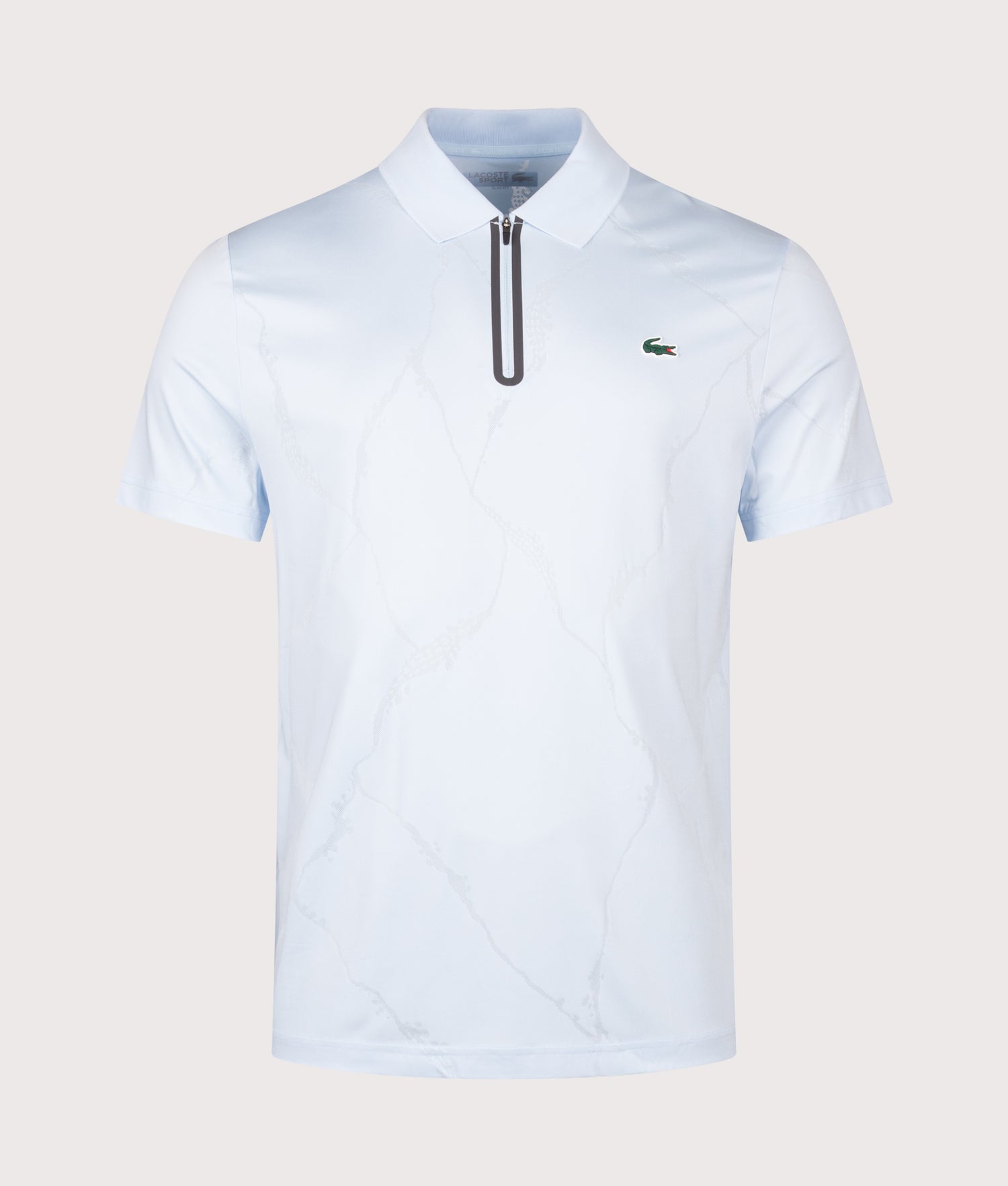 Slim Fit Ultra Dry Jacquard Croc Tennis Polo Shirt | Lacoste | EQVVS
