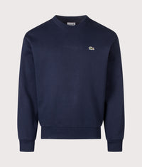 Classic Fit Crewneck Sweatshirt: 166 Navy Blue 