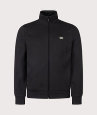 Regular Fit Zip Through Sweatshirt: 031 Black 