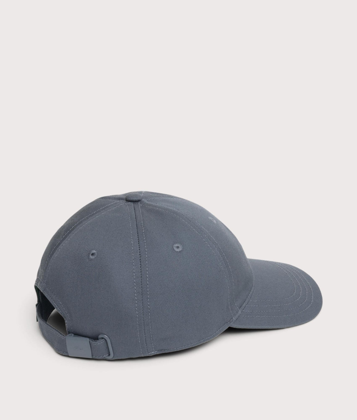 Lacoste Cotton Twill Cap in Urban at EQVVS Menswear. Back shot.