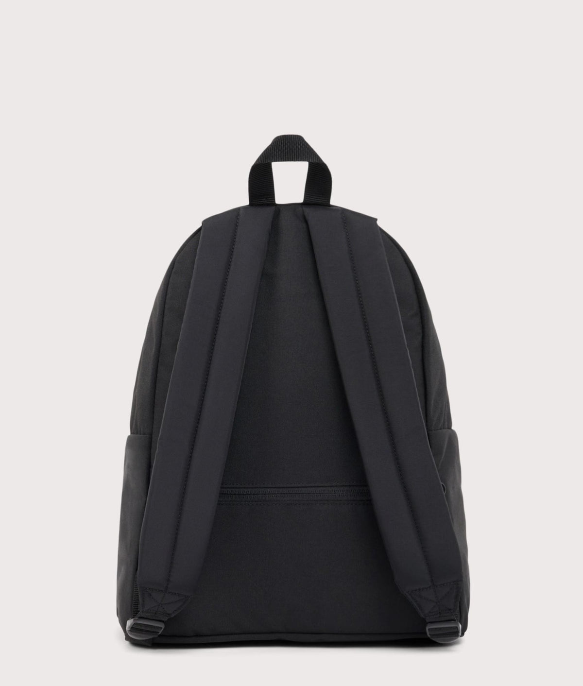 Lacoste Croc Logo Backpack in Noir at EQVVS Menswear. Back shot.
