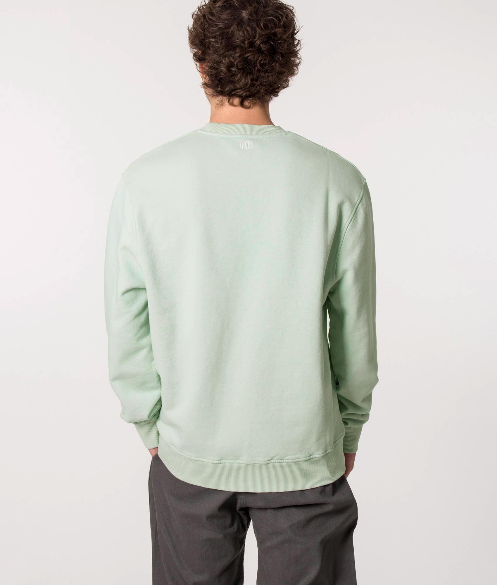 Relaxed-Fit-Small-ADC-Sweatshirt-Pale-Green-Ami-EQVVS