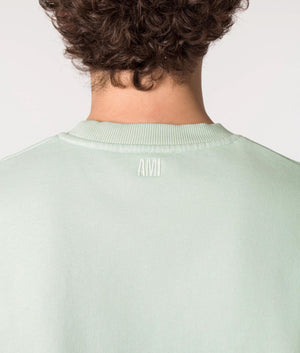 Relaxed-Fit-Small-ADC-Sweatshirt-Pale-Green-Ami-EQVVS