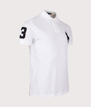 Big Pony Mesh Polo Shirt in White | Polo Ralph Lauren | EQVVS