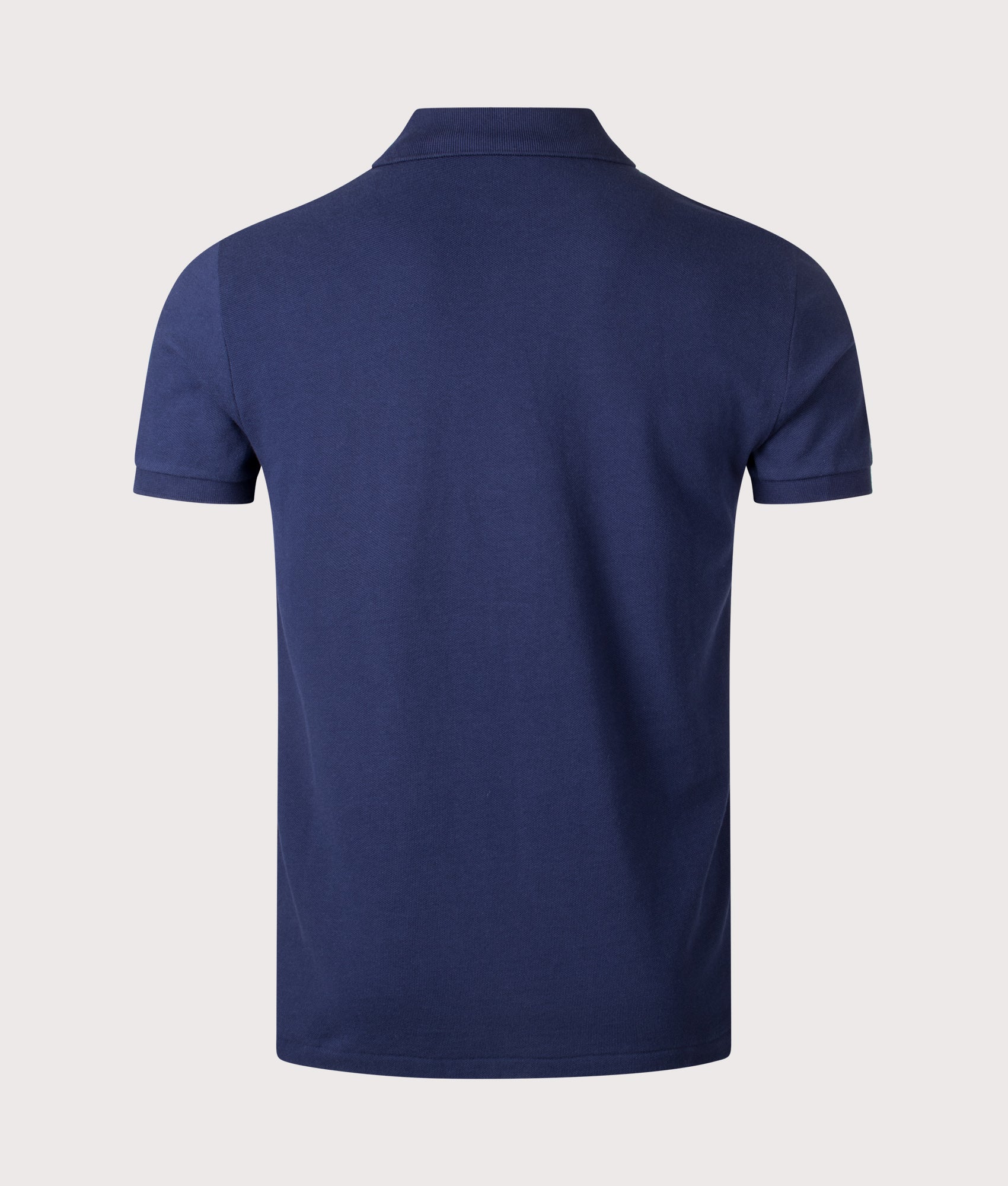 Custom Slim Fit Big Pony Mesh Polo Shirt in Newport Navy | 100% Cotton | Polo Ralph Lauren | EQVVS | Back shot 