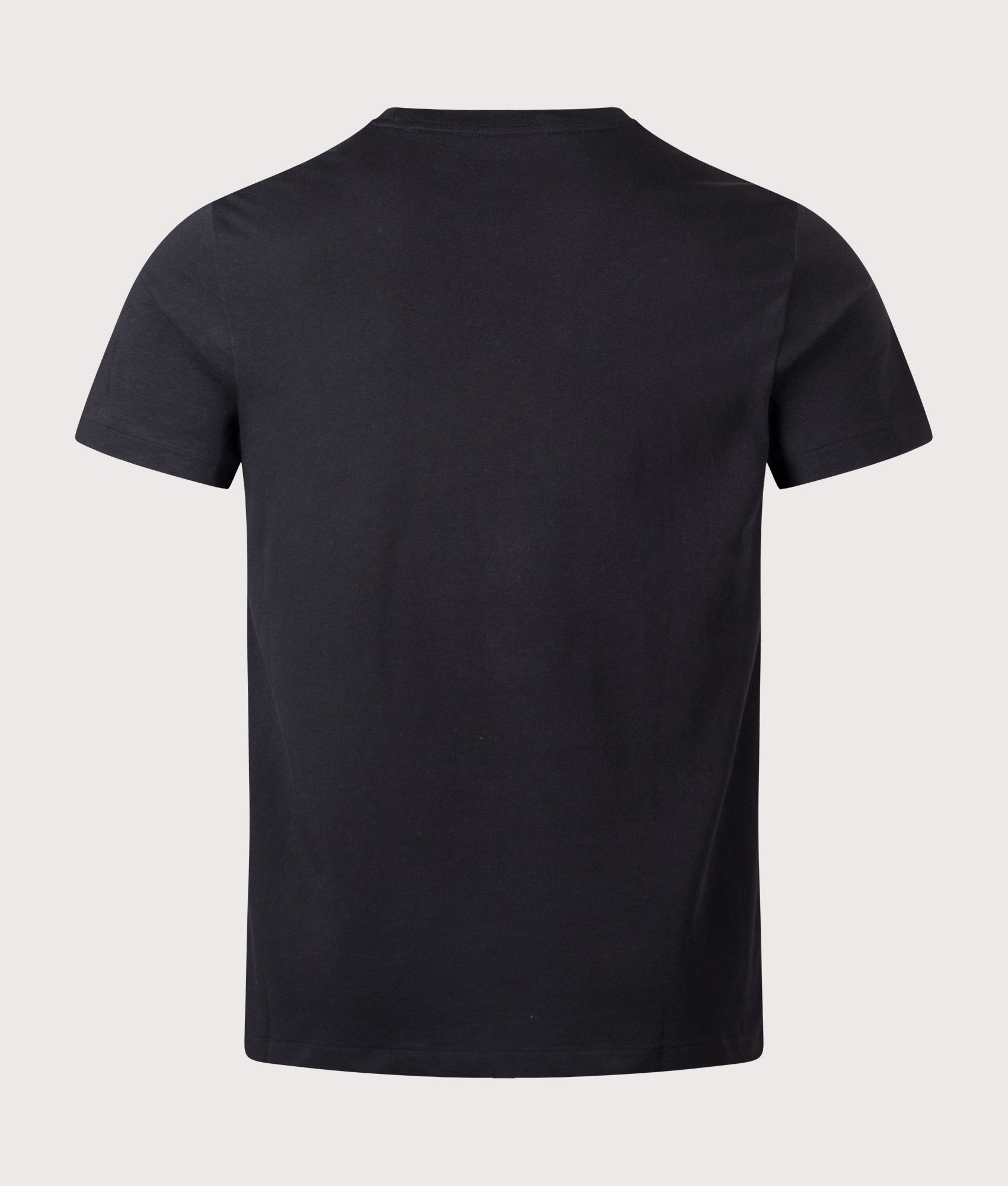 Polo Ralph Lauren Classic Fit Jersey Pocket T-Shirt in Black at EQVVS Menswear. Back shot.