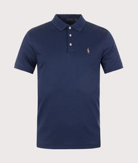 Custom Slim Fit Interlock Polo Shirt: Core 006 French Navy 