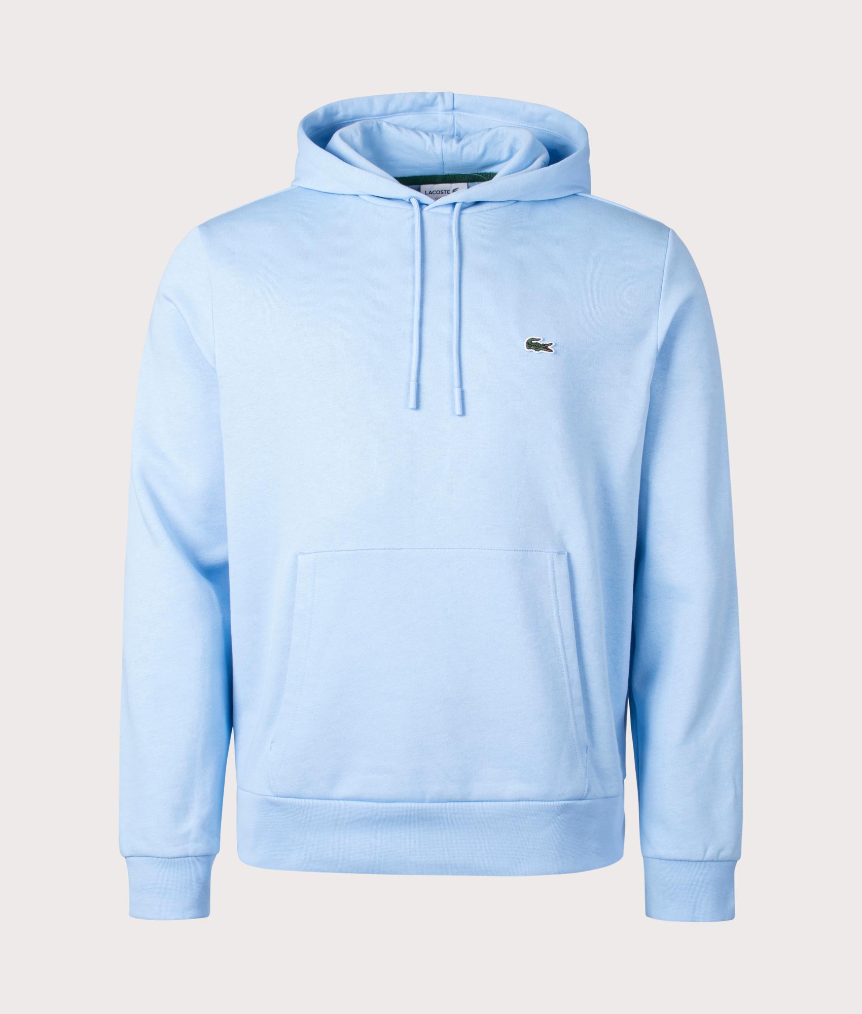 Brushed Fleece Hoodie - Blue - Lacoste - EQVVS 
