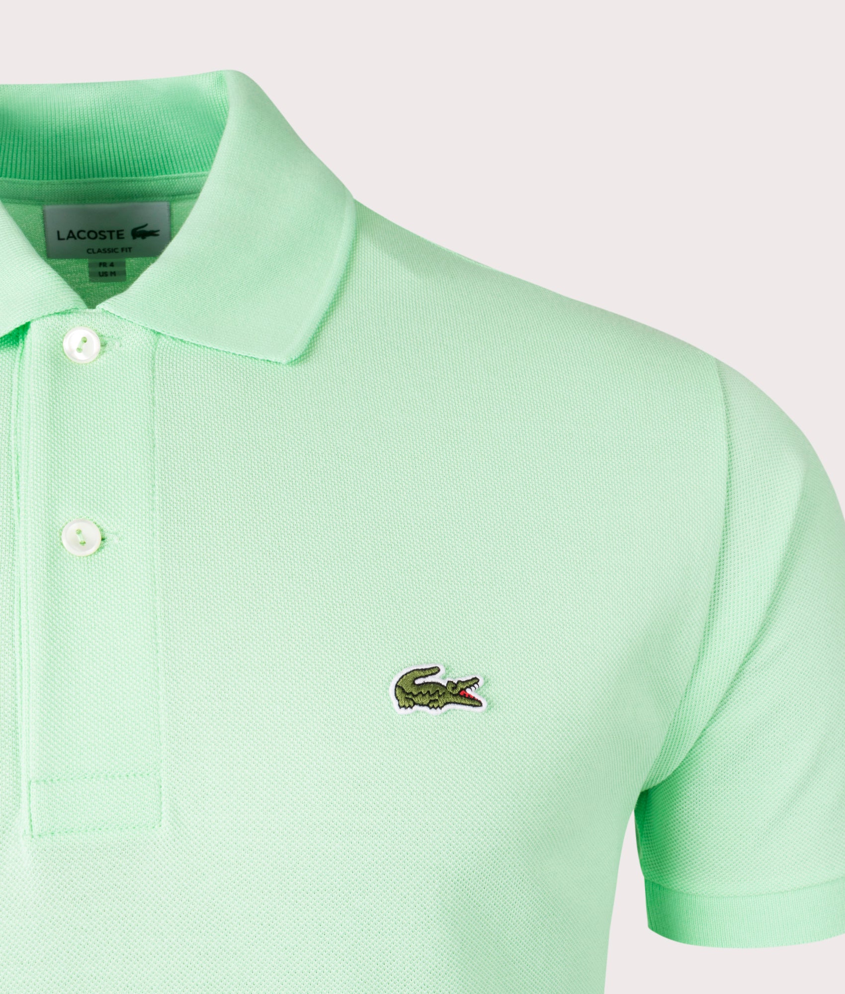 Classic Fit L1212 Croc Logo Polo Shirt