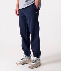 Regular Fit Brushed Fleece Joggers: 166 Navy Blue 