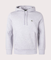 Relaxed Fit Brushed Fleece Hoodie: CCA Silver Chine 