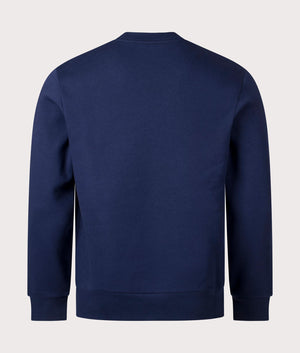 Brushed Cotton Sweatshirt - Navy - Lacoste - EQVVS
