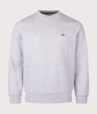 Relaxed Fit Organic Brushed Cotton Sweatshirt: CCA Silver Chine 