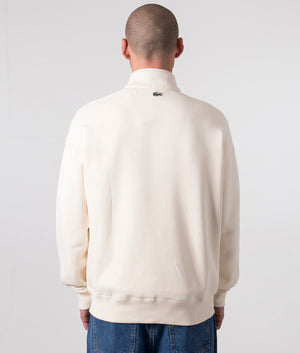 Quarter Zip Sweatshirt - Lapland Cream - Lacoste - EQVVS