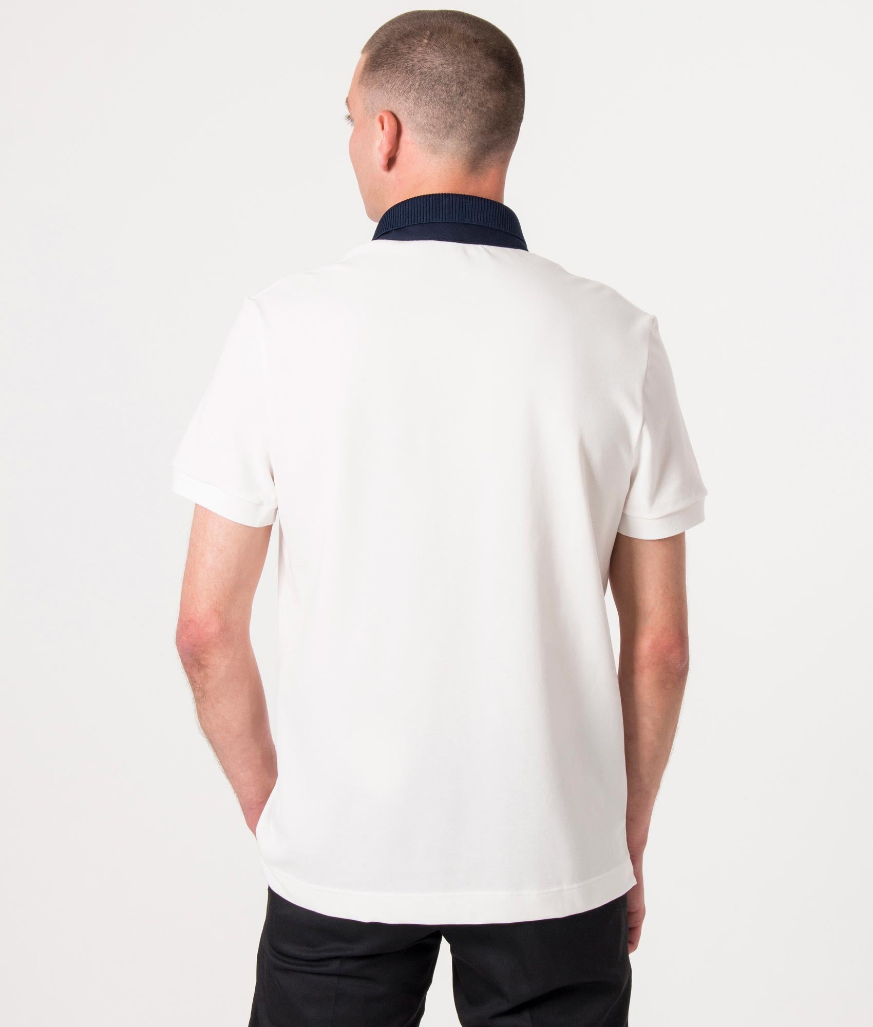 Smart-Paris-Polo-Shirt-Flour/Navy-Blue-Lacoste-EQVVS