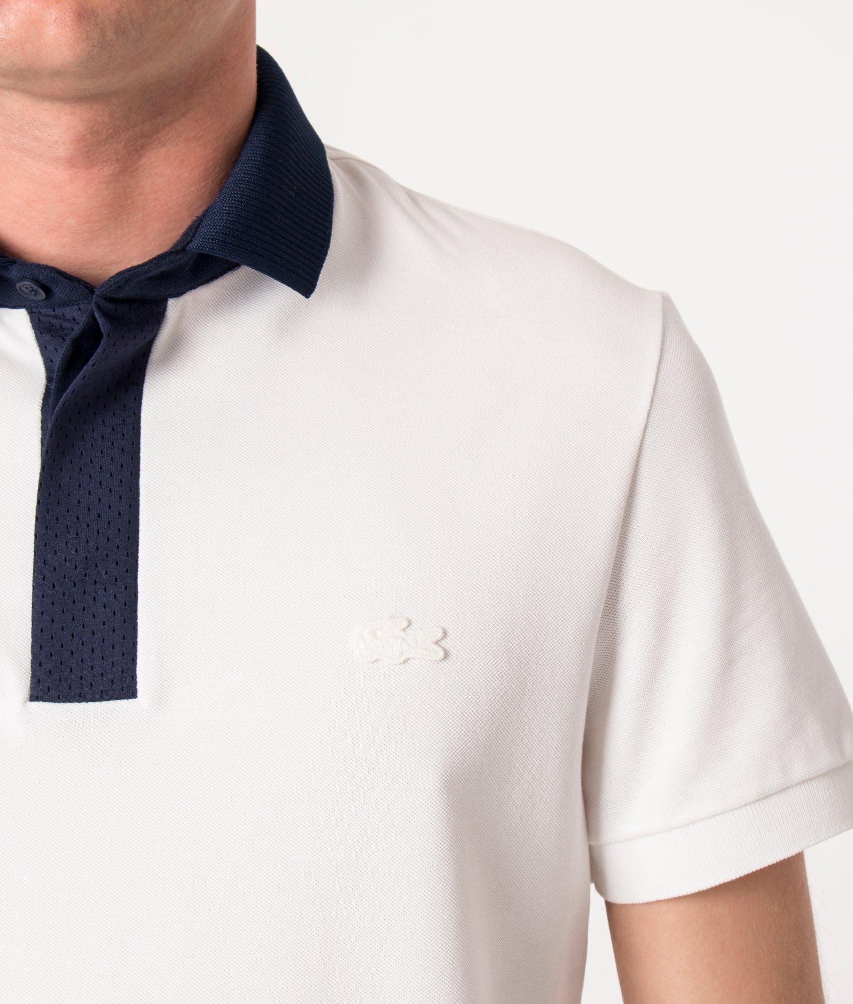 Smart-Paris-Polo-Shirt-Flour/Navy-Blue-Lacoste-EQVVS