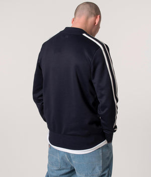 Twin-Stripe-Crew-Neck-Sweatshirt-Nautic-Blue-AMI-EQVVS