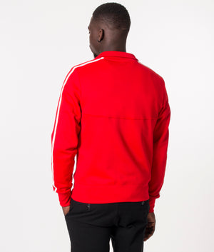 Quarter-Zip-Fly-Track-Top-Scarlet-Red-AMI-EQVVS