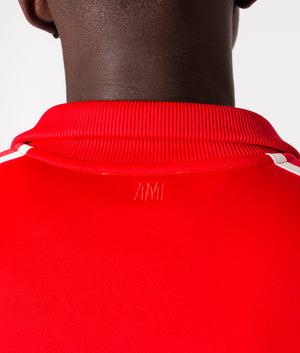 Quarter-Zip-Fly-Track-Top-Scarlet-Red-AMI-EQVVS