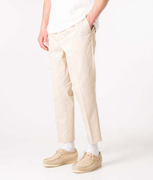 Regular-Fit-Elasticated-Waist-Gabardine-Trousers-Vanille-AMI-EQVVS