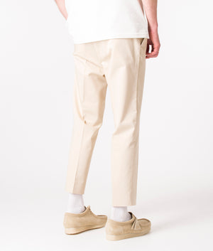 Regular-Fit-Elasticated-Waist-Gabardine-Trousers-Vanille-AMI-EQVVS
