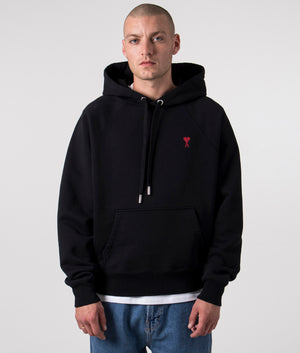 Ami-ADC-Hoodie-Black-EQVVS-Front