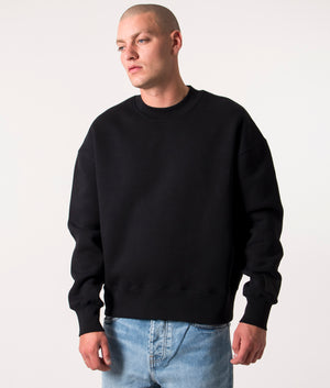 AMI-Patch-Logo-Sweatshirt-Black-AMI-EQVVS