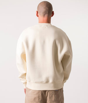 AMI-Patch-Logo-Sweatshirt-Ivory-AMI-EQVVS