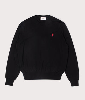 Ami de Coeur sweatshirt in Black at EQVVS Menswear. Front shot. 