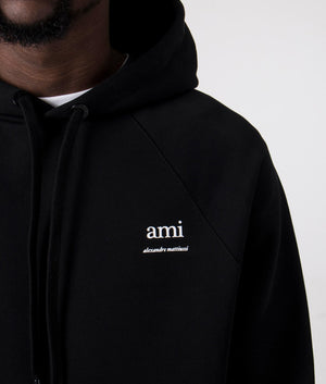 Ami Loopback Hoodie Black EQVVS Detail 