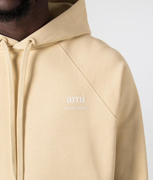 Ami Loopback Hoodie Cream EQVVS Detail