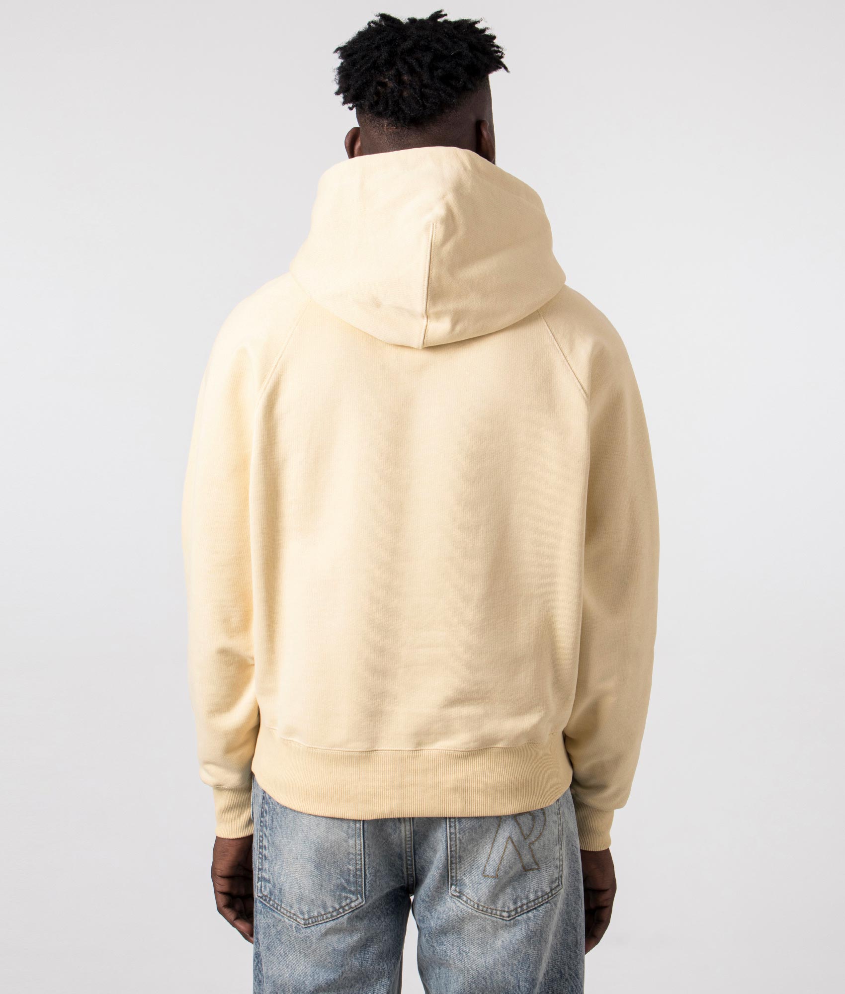 Ami Loopback Hoodie Cream EQVVS Reverse 