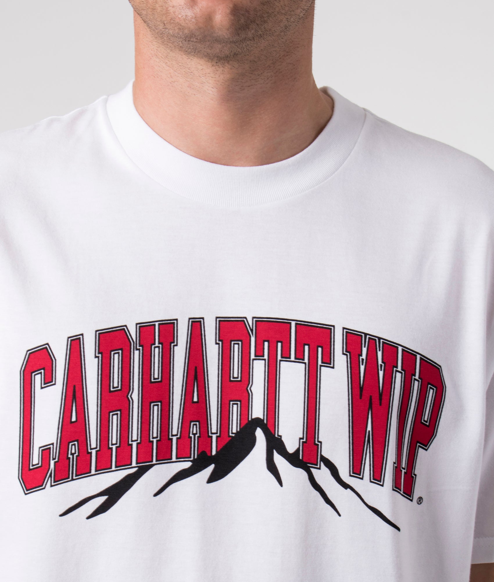 さらに100円引き◆CARHARTT◆S/S MOUNTAIN COLLEGE T-SHIRT Mountain College T-Shirt White | Carhartt WIP | EQVVS